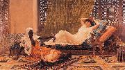 Frederick Goodall A New Light in the Harem oil painting reproduction